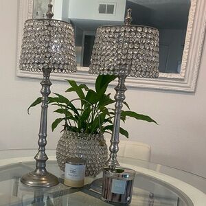 Z Gallerie Tealight Lamp  & Bling bucket